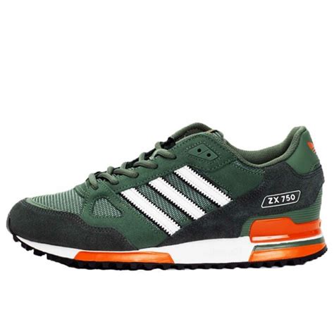 adidas zx 750 green orange.